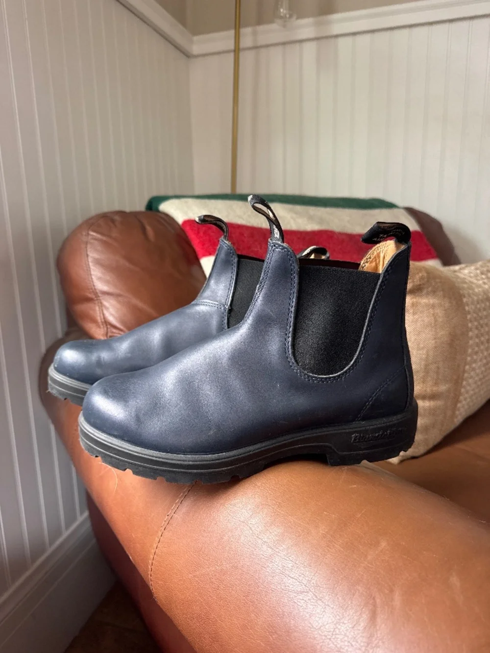 Navy Blue Blundestone Boots